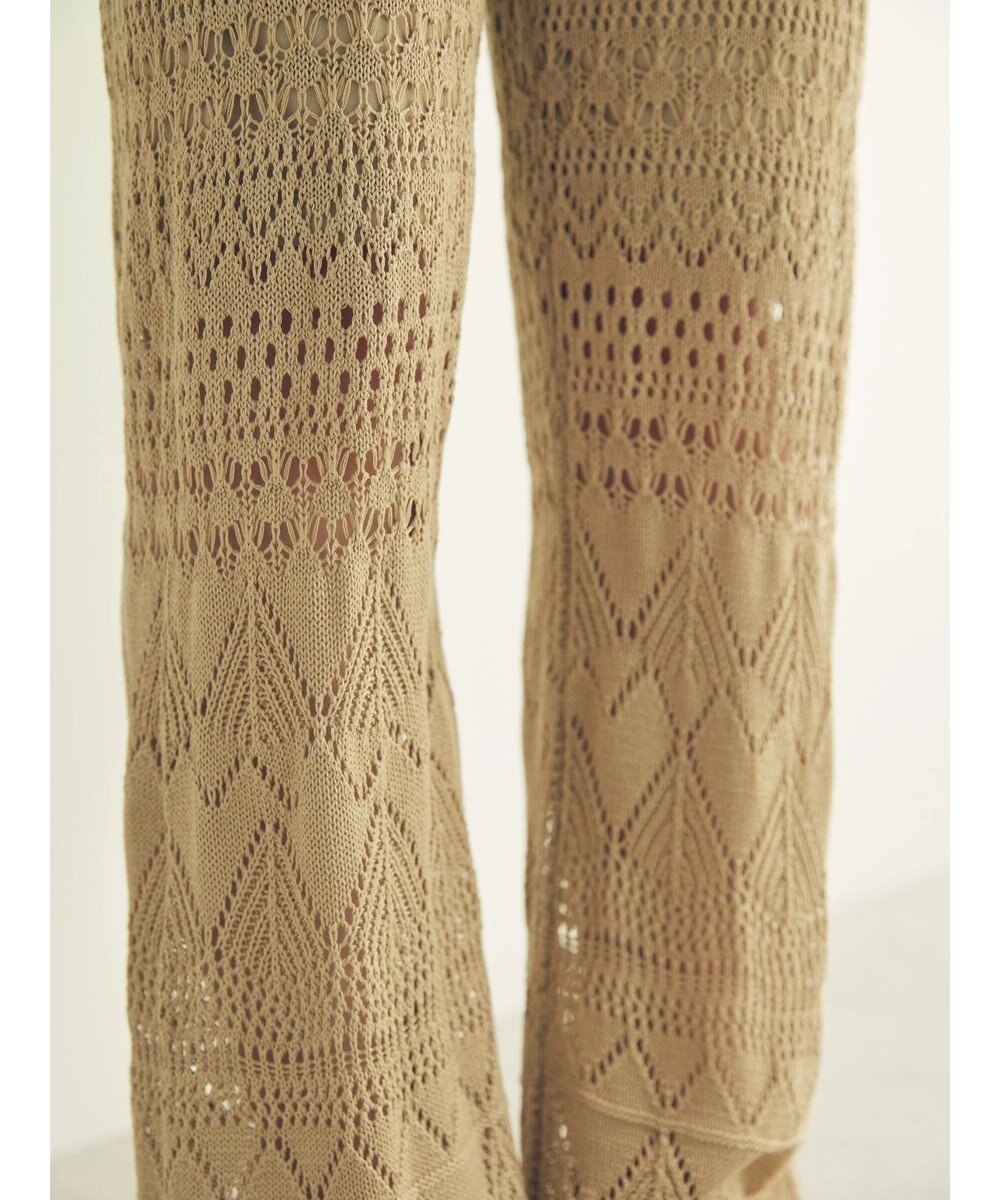 AMERICAN HOLIC 透かし編みニットパンツ 
