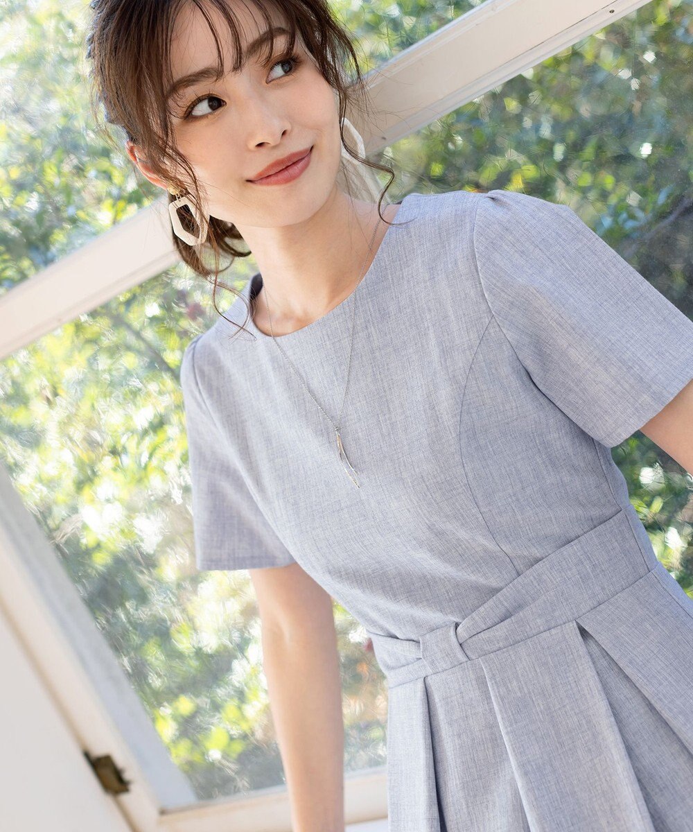 Tiaclasse 【日本製】大人上品なフラットカーブバーネックレス 