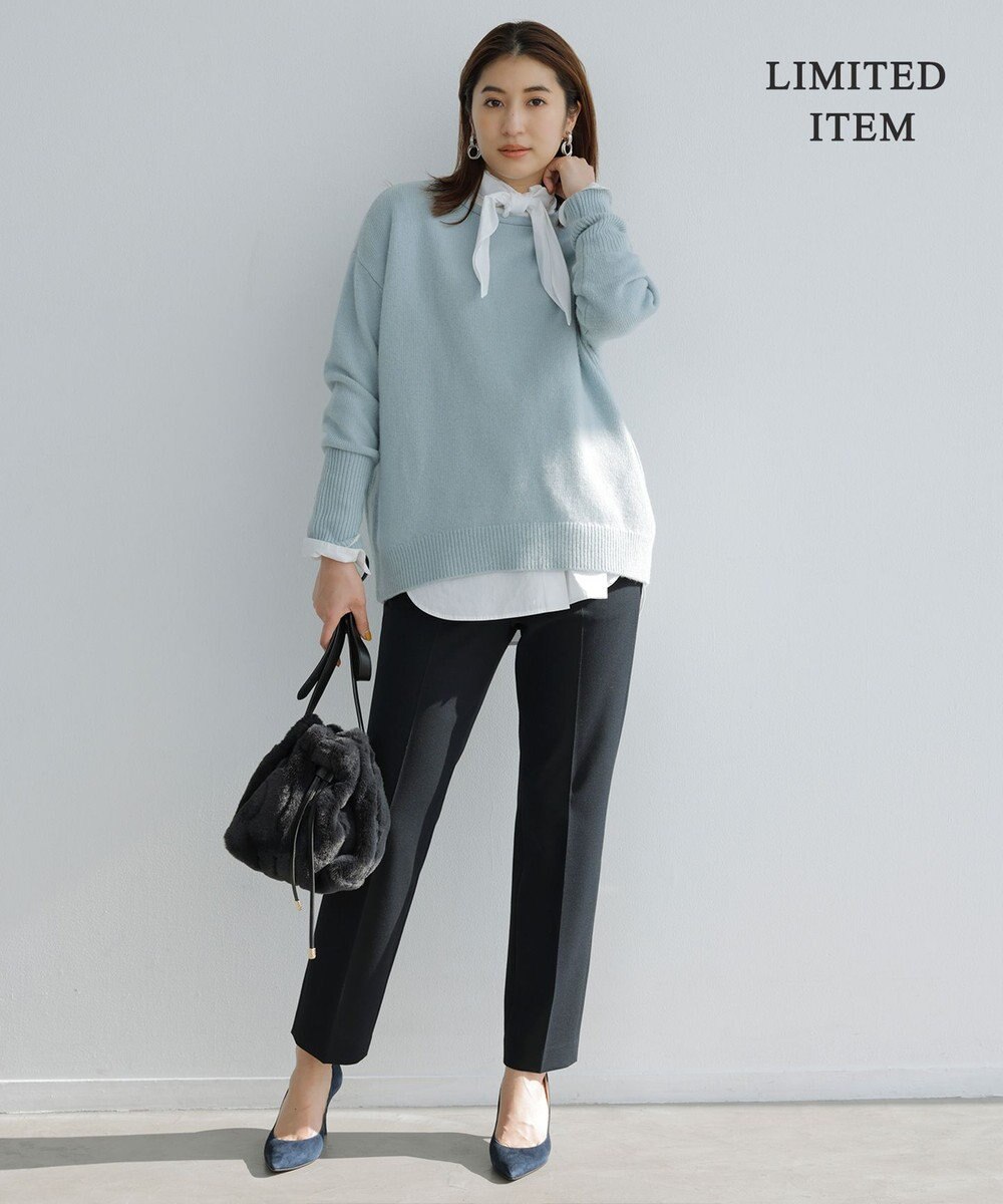 ICB L 【WEB限定】ファインメリノバルキー プルオーバー 