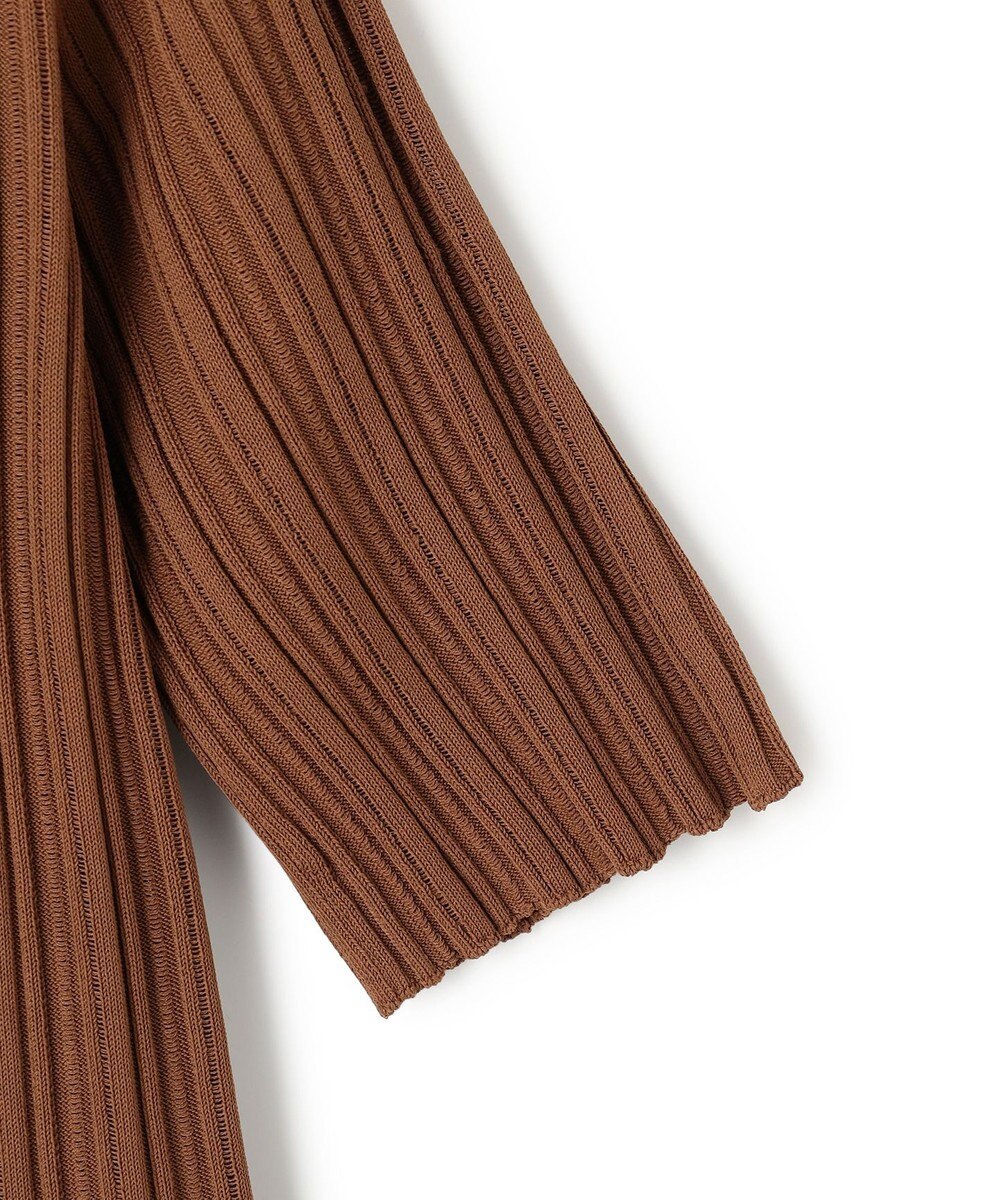 BEIGE， LABRADO / ランダムリブ スキッパーニット 