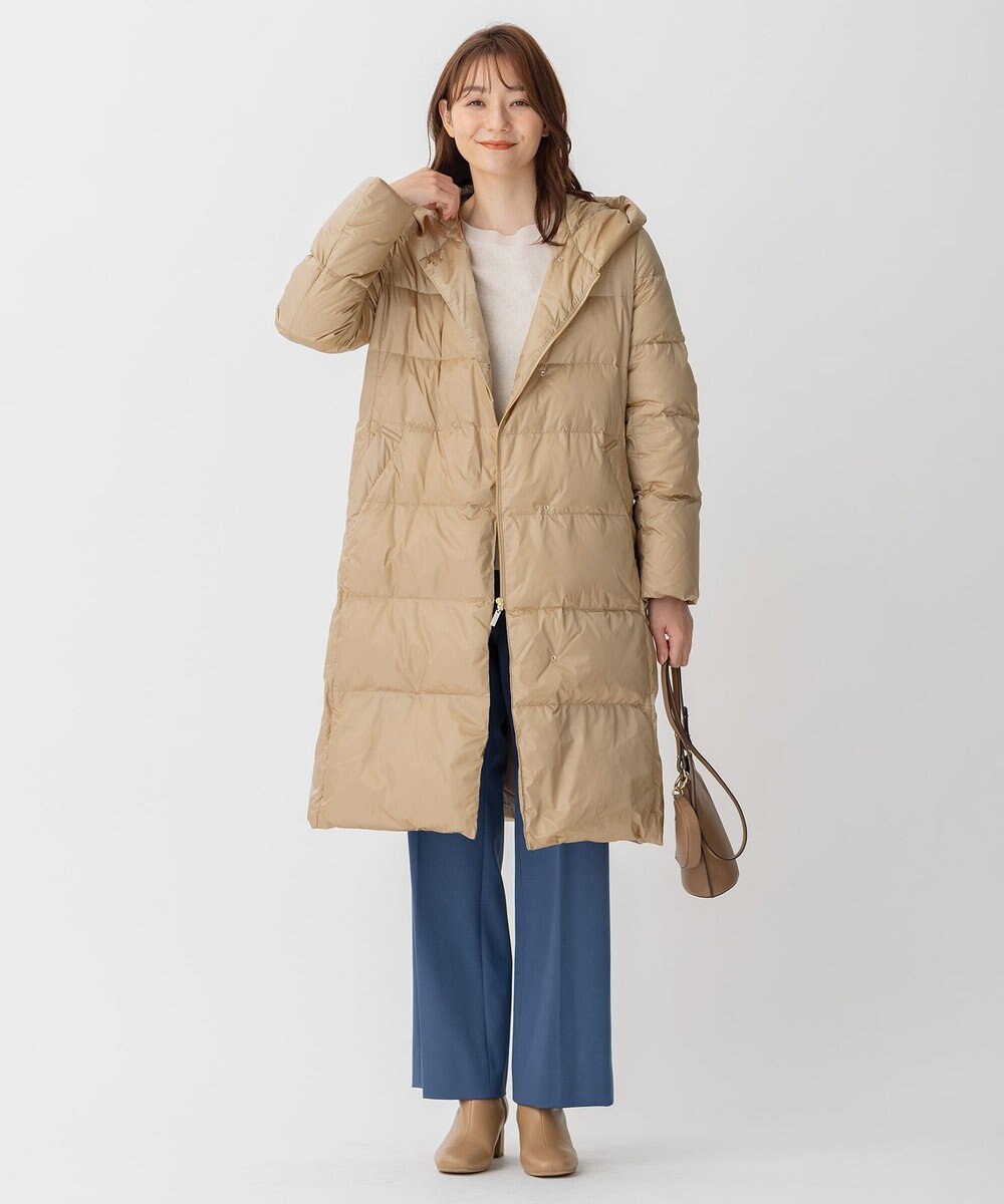 洗える ブライトダウン ロング丈ダウンコート 自由区 L ファッション通販 公式通販 オンワード クローゼット