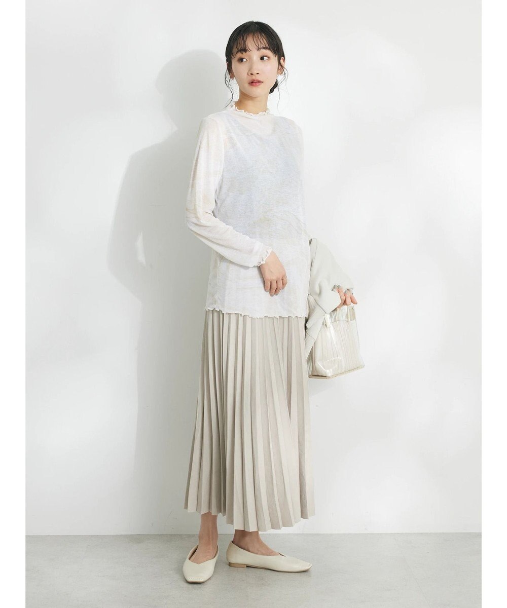 CRAFT STANDARD BOUTIQUE プリント柄スタンドネックプルオーバー 