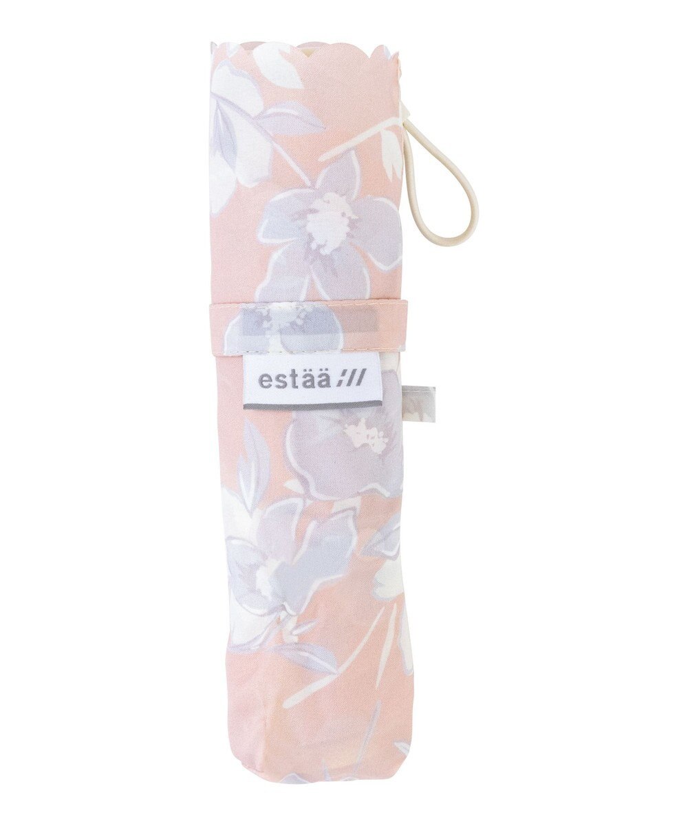 MOONBAT estaa 【耐風】折りたたみ傘 アンティークフラワー UV 