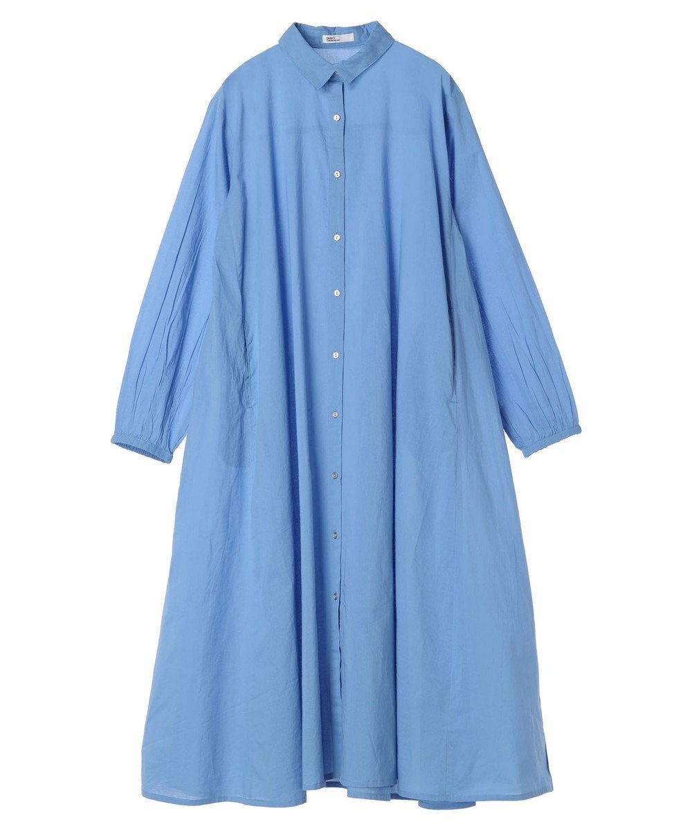 CRAFT STANDARD BOUTIQUE インド綿Ａラインシャツワンピース 