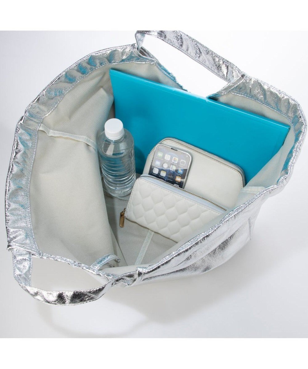 UNBILLION カシュカシュ cachecache / メタリックギャザーパッカブルトート 