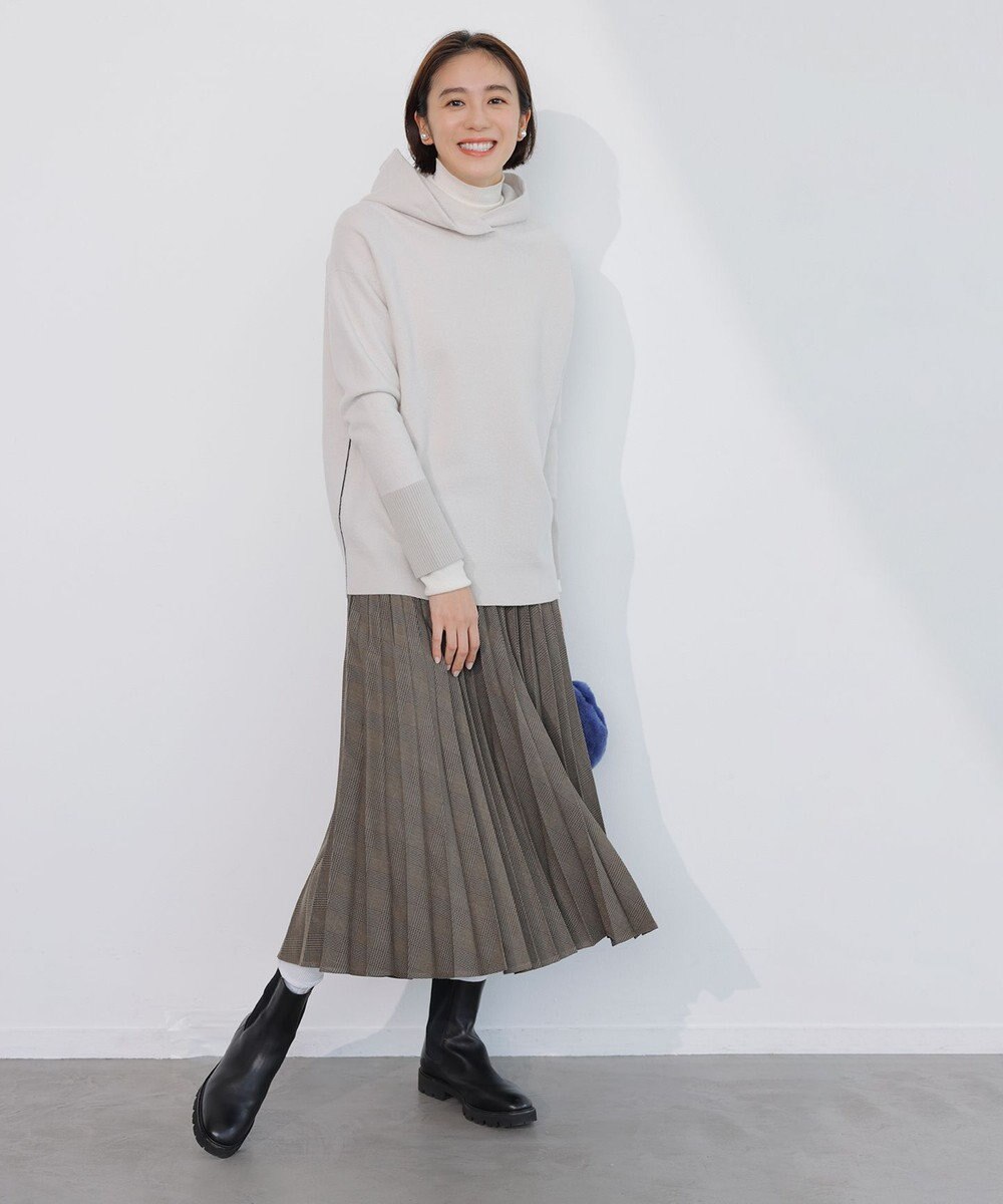 ANY 【14色展開/洗える】ウーリッシュ プリーツスカート 