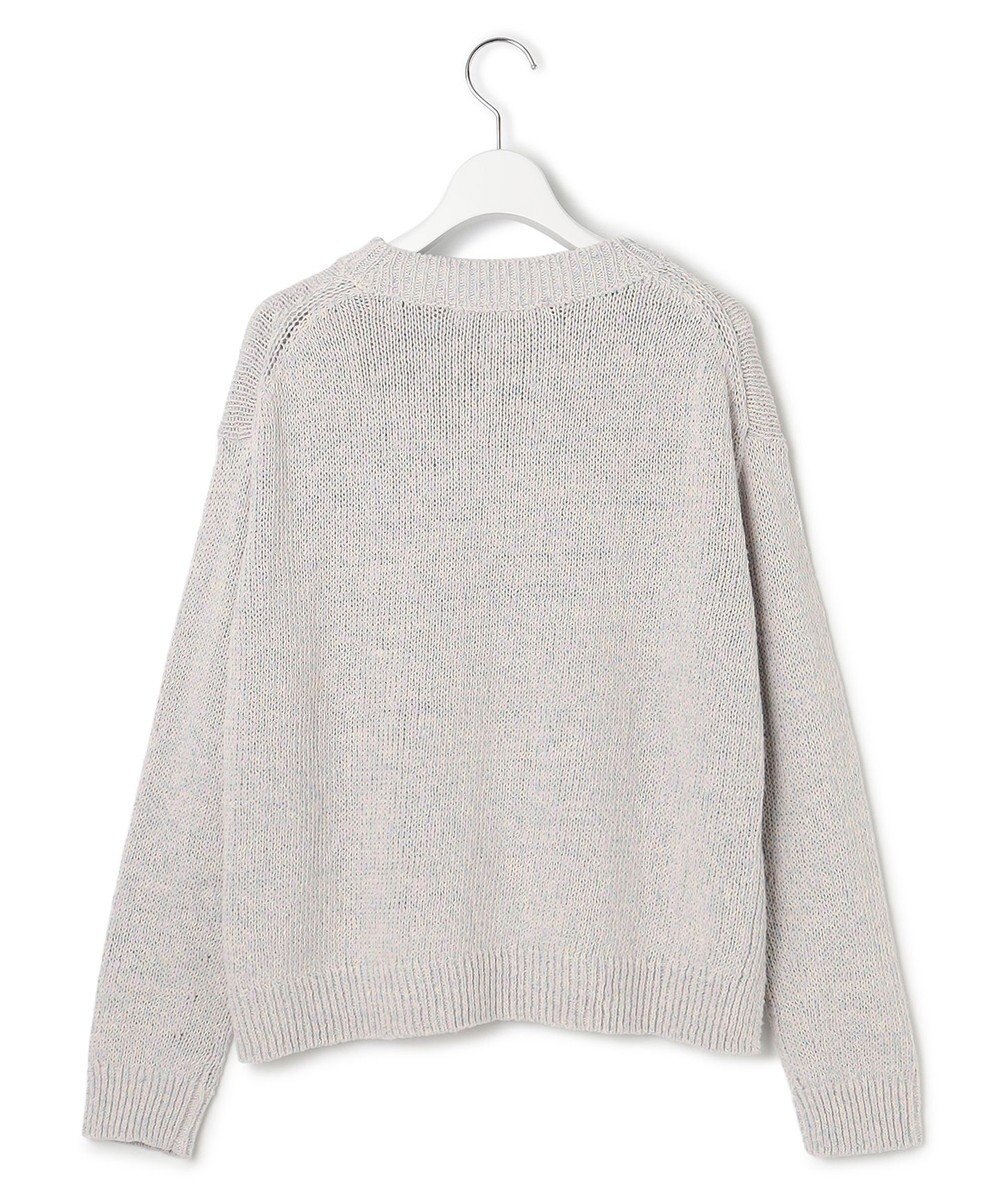 23区 【洗える】コットンルレックスリリー カラーニット 