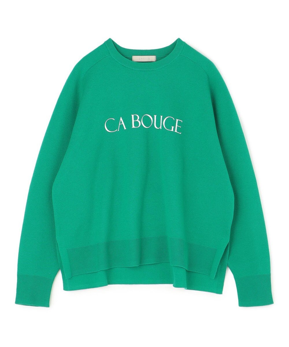 UNFILO スウェットライクロゴニット 