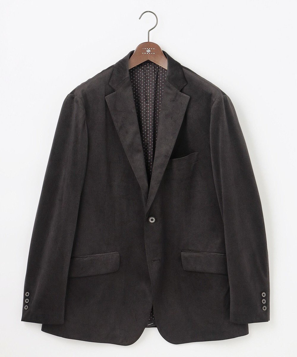 JOSEPH ABBOUD 【キングサイズ・軽量/ストレッチ/スウェードタッチ】トリコットコーデュロイ ジャケット 