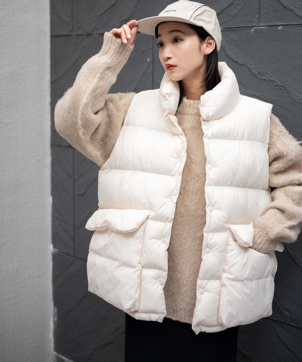 WEGO カラーナイロンパテッドベスト 