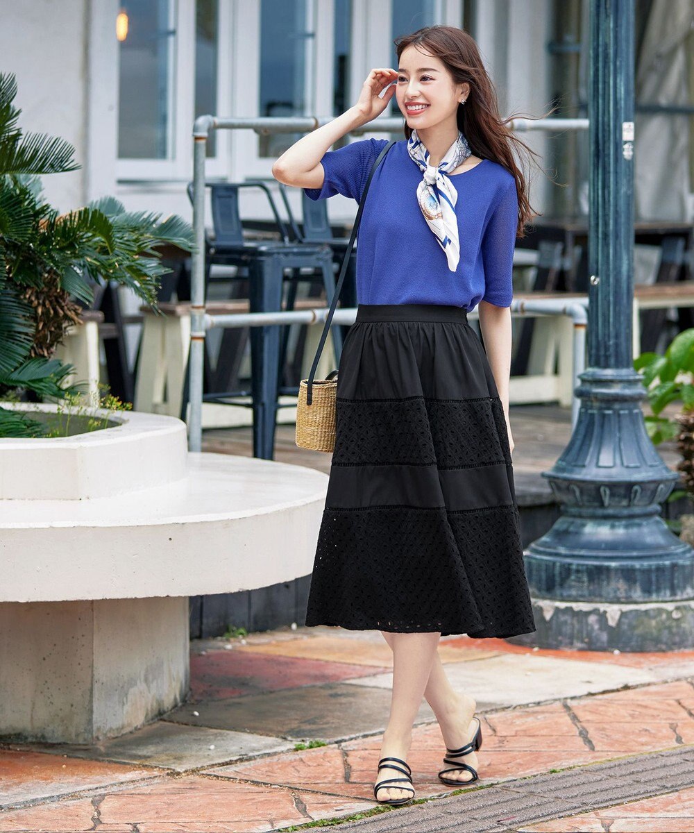 Tiaclasse 幅広く活躍が期待できるレース切替スカート 