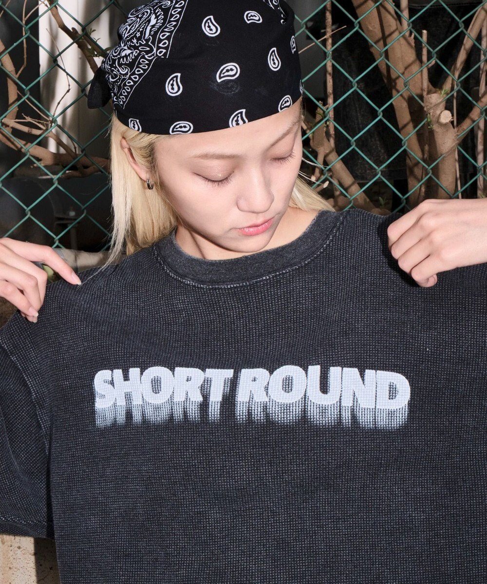 WEGO 【ユニセックス着用ITEM/MLサイズ展開】ブリーチワッフルダメージグラフィックT（SS） 