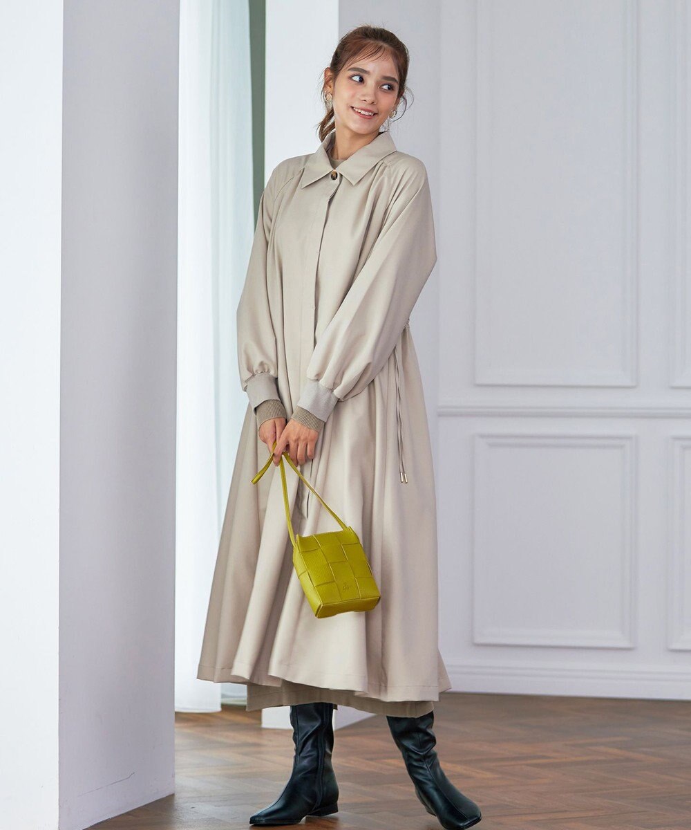 Tiaclasse 【2点セット】Wフェイスニットベスト＆ニットワンピース 