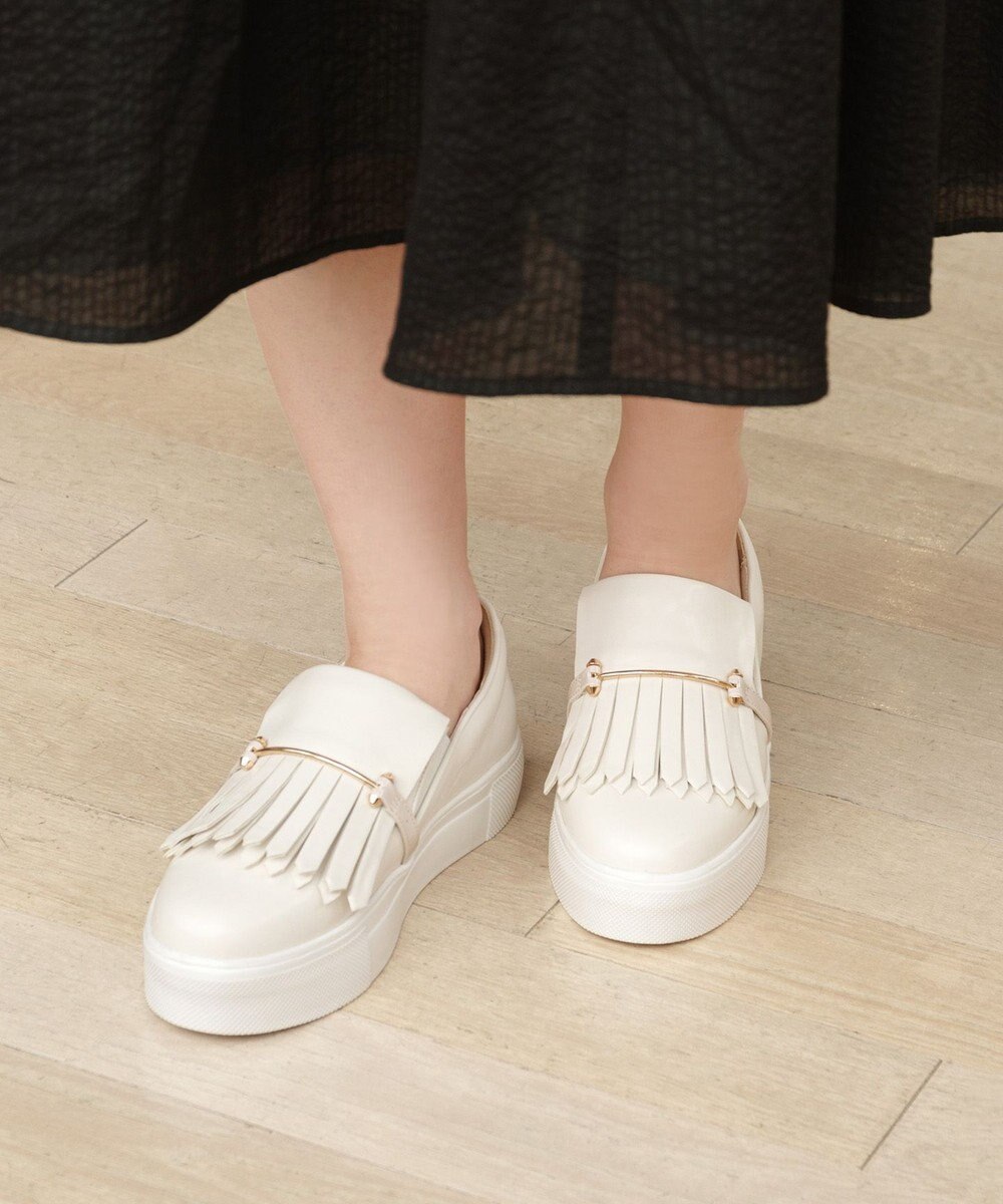 TOCCA 【晴雨兼用】FRINGE SLIPON RAIN SNEAKERS スニーカー 