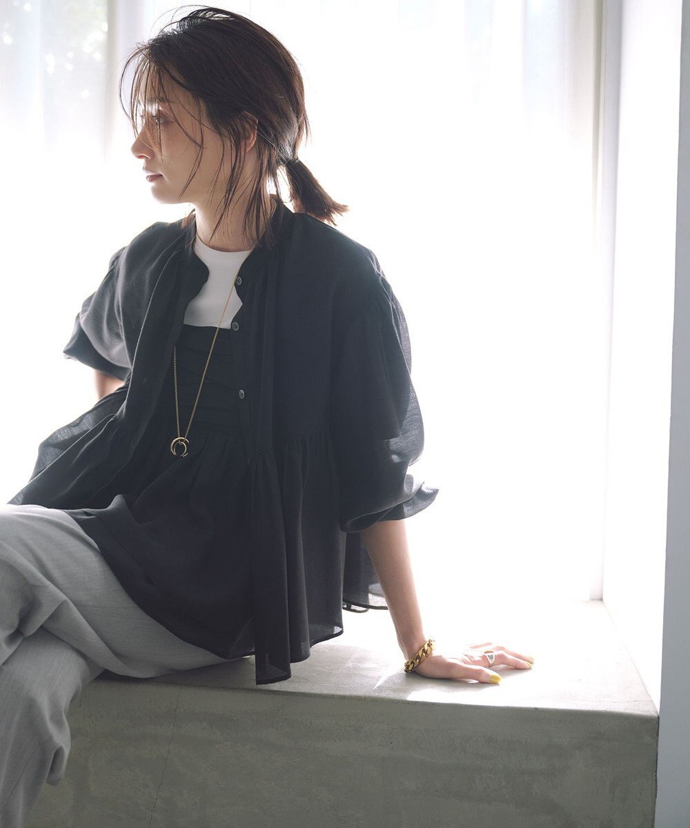 23区 S 【WEB&一部店舗限定カラーあり】オーガンジービスチェコンビ カットソー 