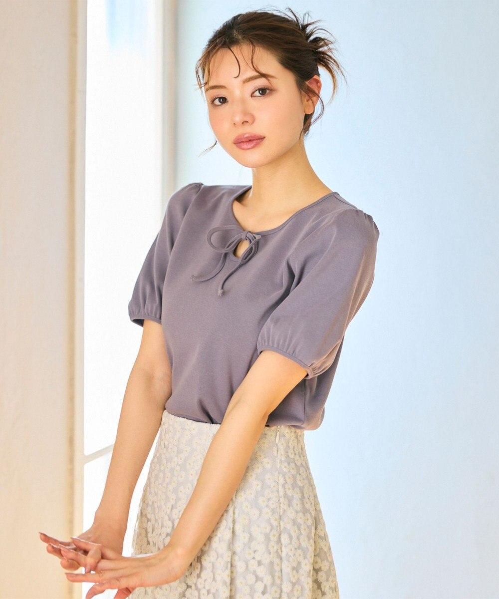 Feroux リボンアクセント Ｔシャツ 