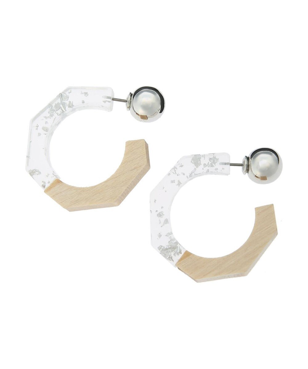 Green Parks ｅｖｅｒｙ　ｗａｌｋ．ウッドサークルピアス 