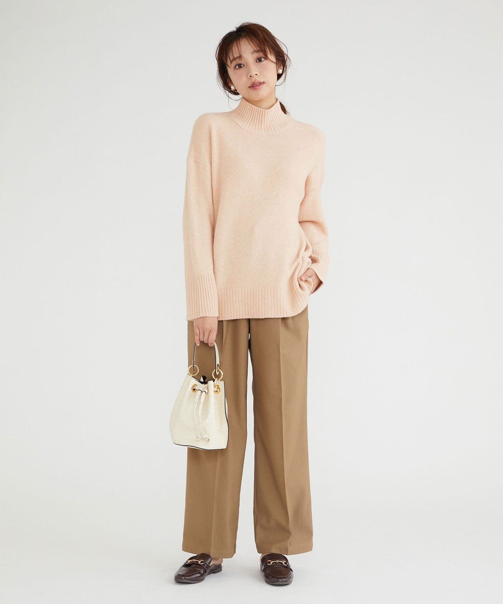 Feroux 【洗える・古畑星夏さん着用】ハイネックニット プルオーバー 