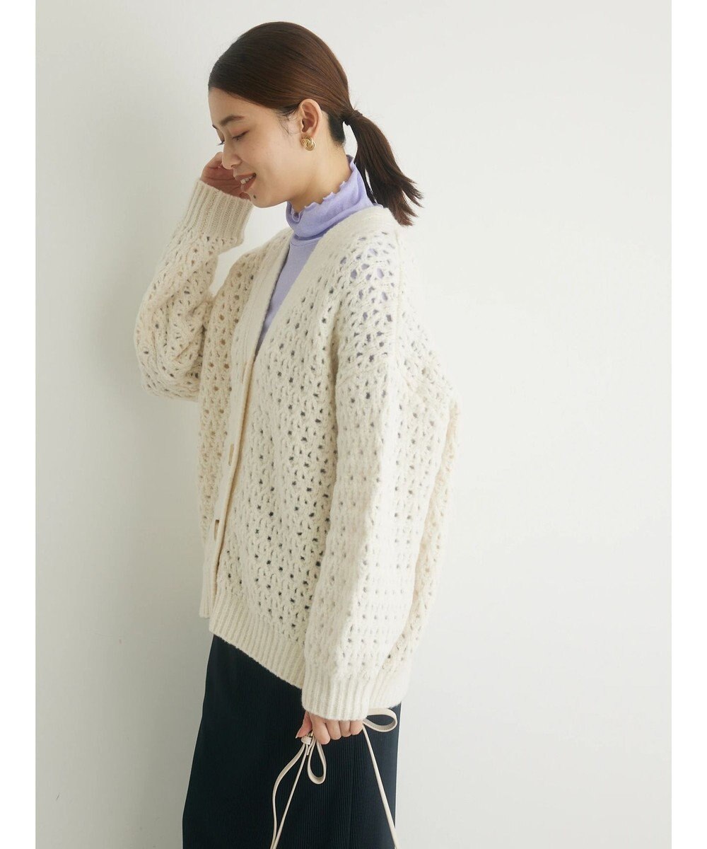 Green Parks ・Ｐｅｔｉｔ　Ｆｌｅｕｒ　スカシアミニットカーディガン 