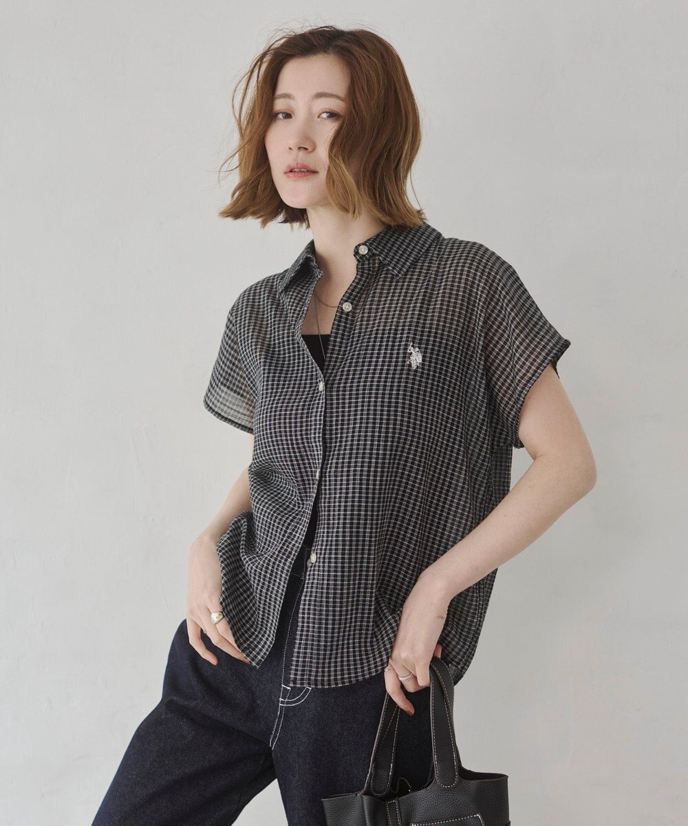 WEGO U.S. POLO ASSN.別注 フレンチスリーブシャツ 