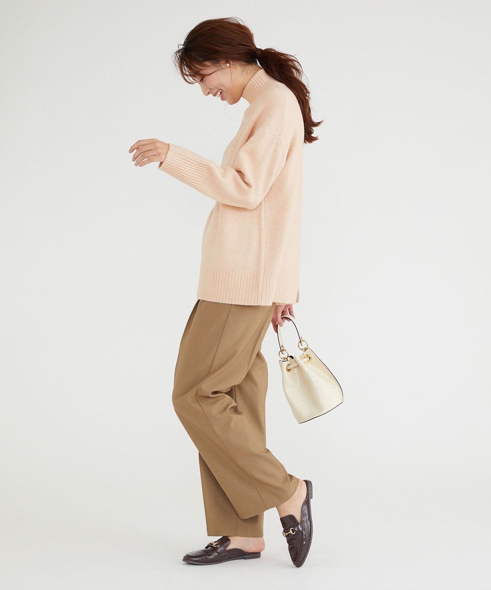 Feroux 【洗える・古畑星夏さん着用】ハイネックニット プルオーバー 