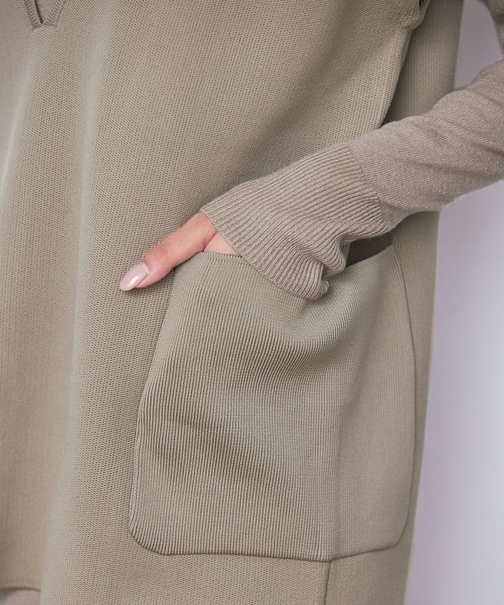 Tiaclasse 【2点セット】Wフェイスニットベスト＆ニットワンピース 