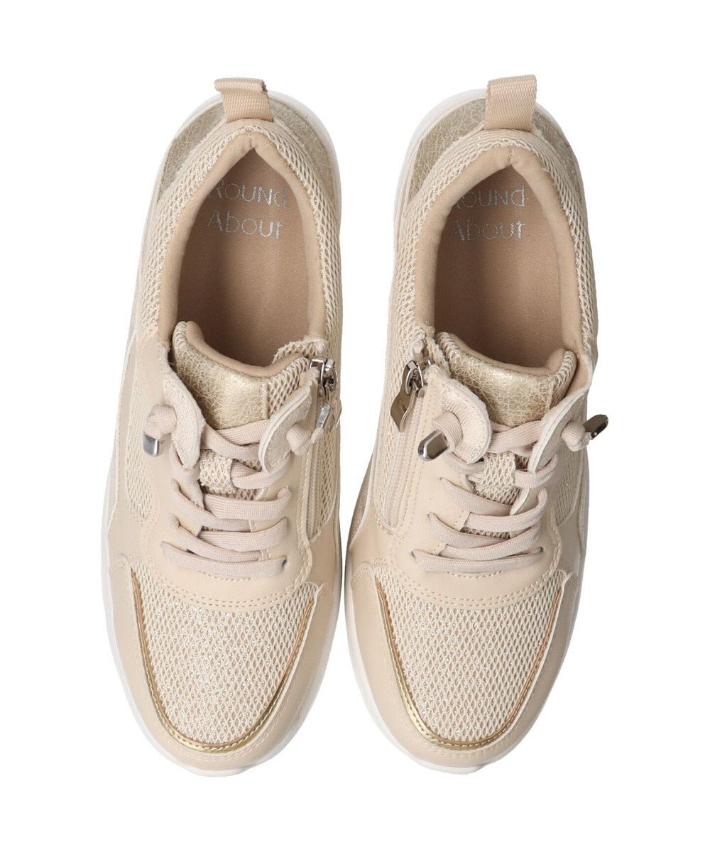 Bridget Birkin 【Round About】サイドジップヒールアップスニーカー 