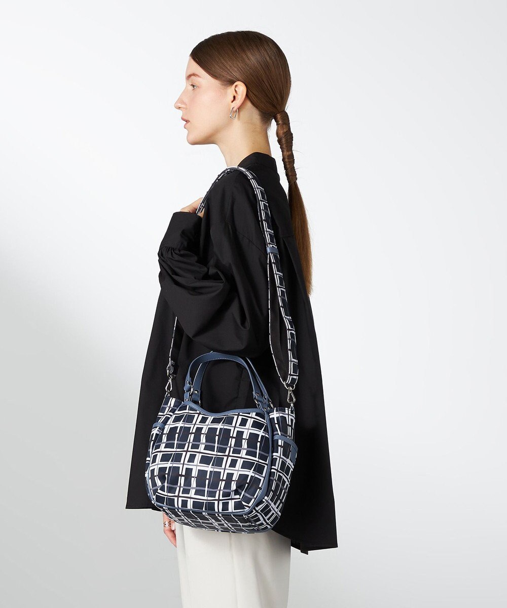 Y'SACCS ドローイングチェック2WAYミニトート 