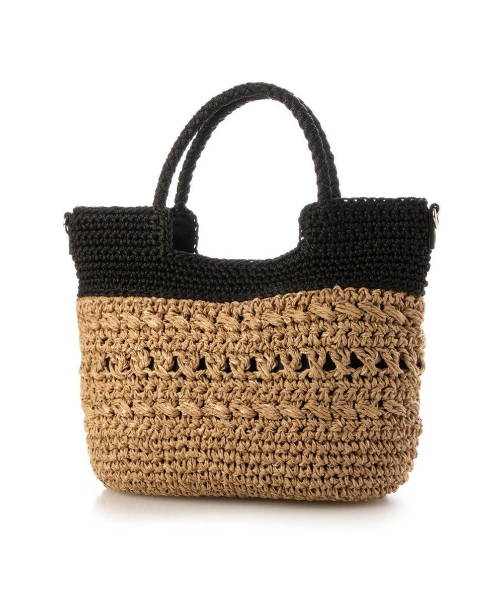 UNBILLION カシュカシュ cachecache / 切替柄編2wayミニトート 