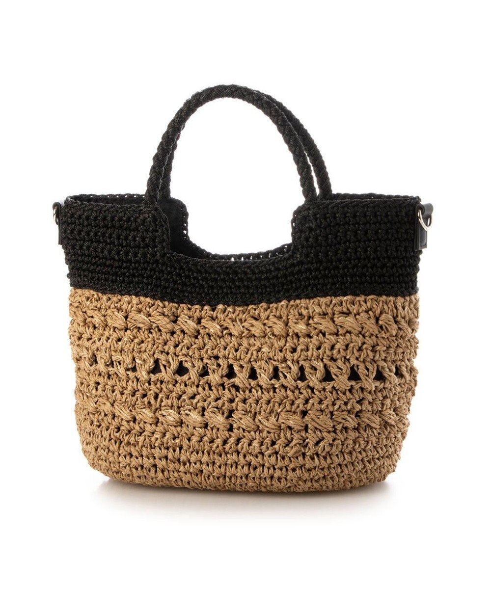 UNBILLION カシュカシュ cachecache / 切替柄編2wayミニトート 