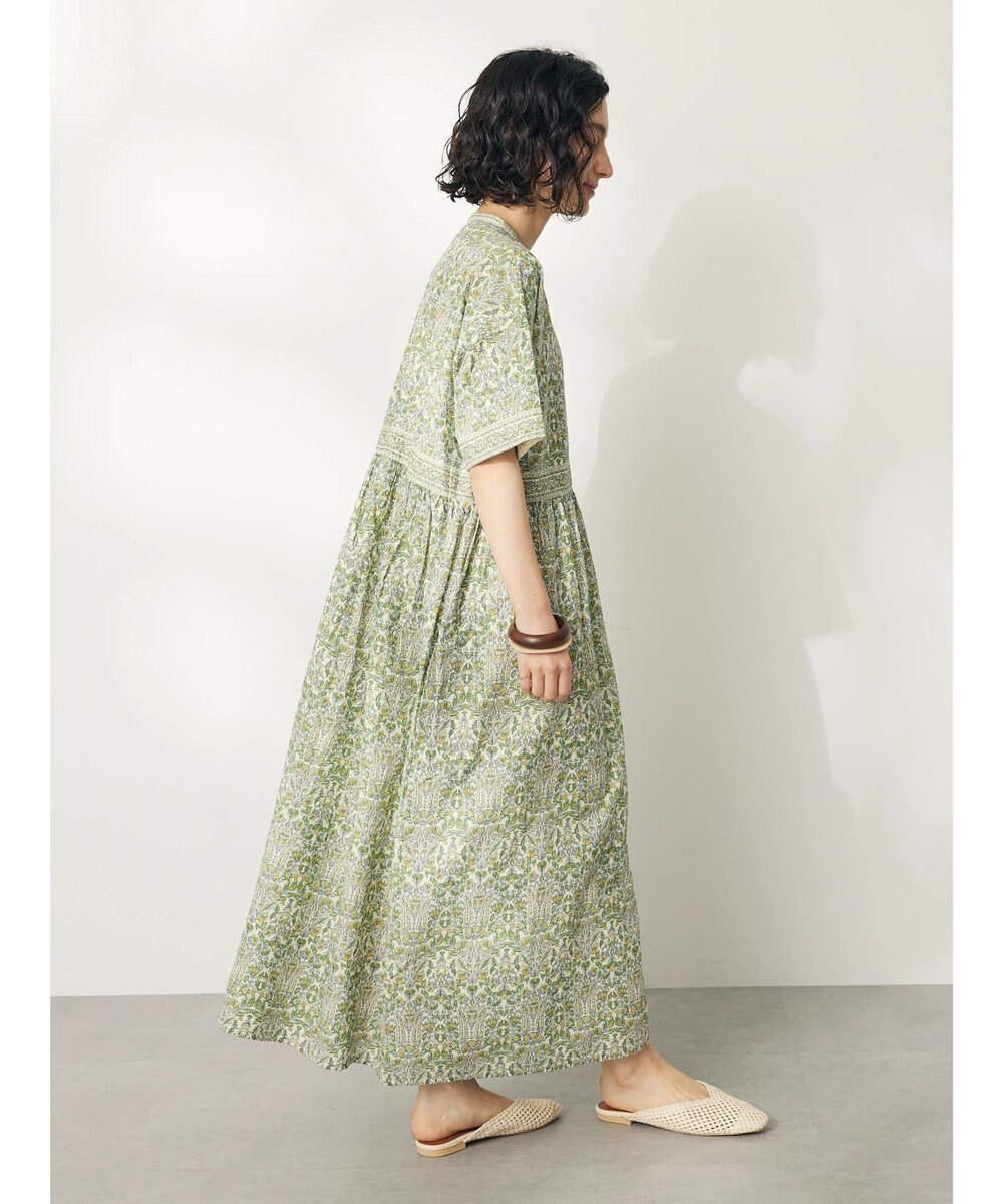 CRAFT STANDARD BOUTIQUE インド綿アラベスク柄ワンピース 