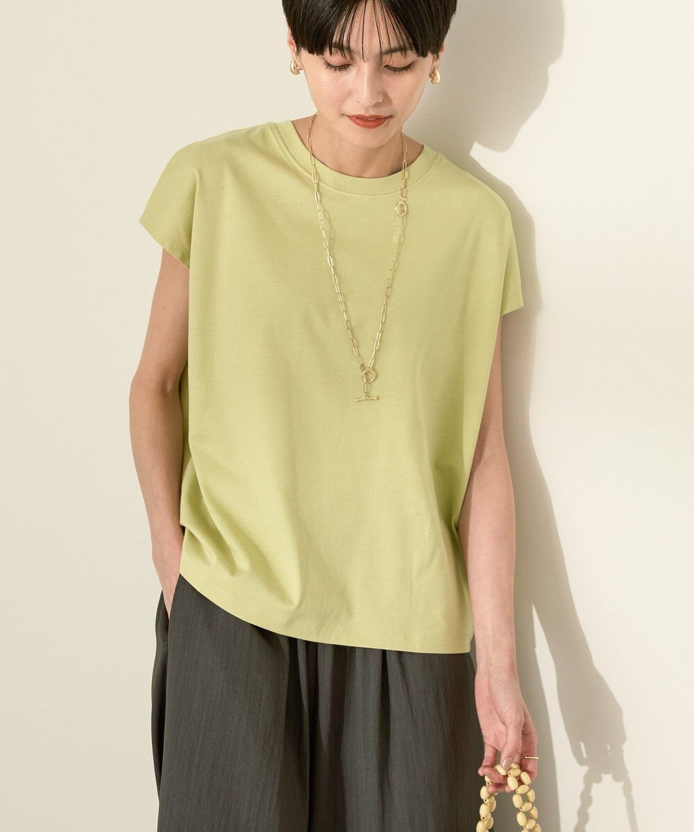 AMERICAN HOLIC きれいめフレンチスリーブコットンプルオーバー 