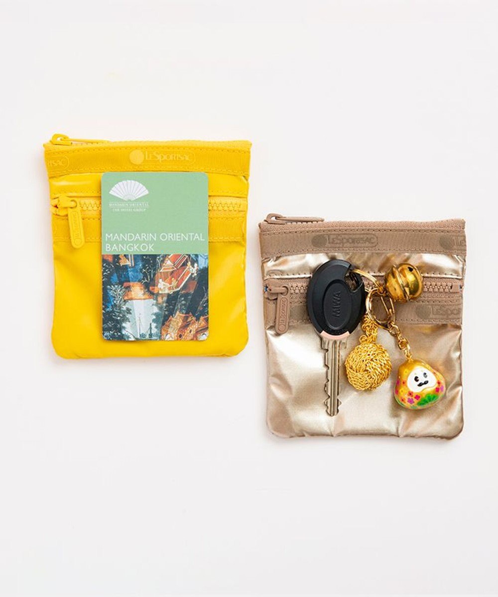 LeSportsac ZIP POUCH SET3/ヒトリップアラビアゴールド 