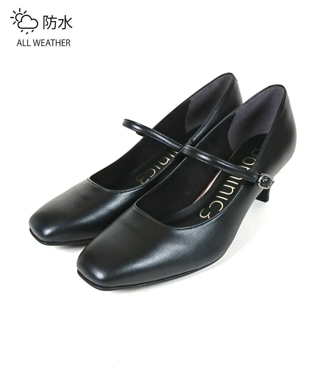 Dominic3 晴雨兼用 メリージェーン レザーパンプス 
