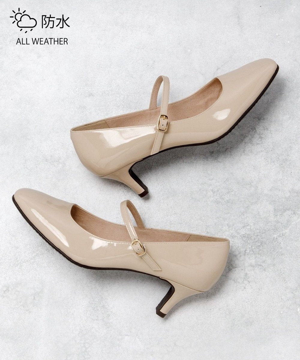 Dominic3 晴雨兼用 メリージェーン レザーパンプス 