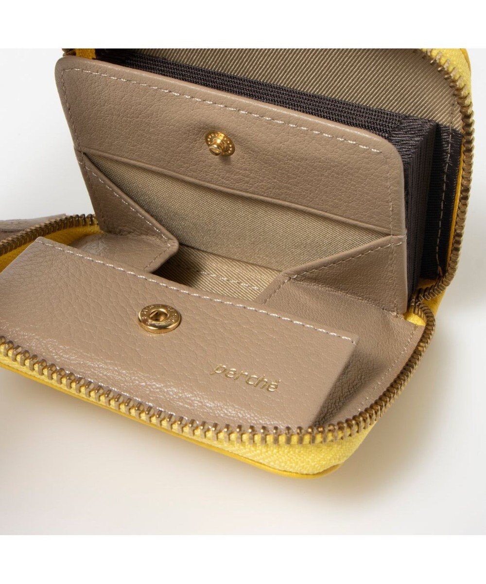 UNBILLION ペルケ perche / カラーコンビジャバラ・カードウォレット 