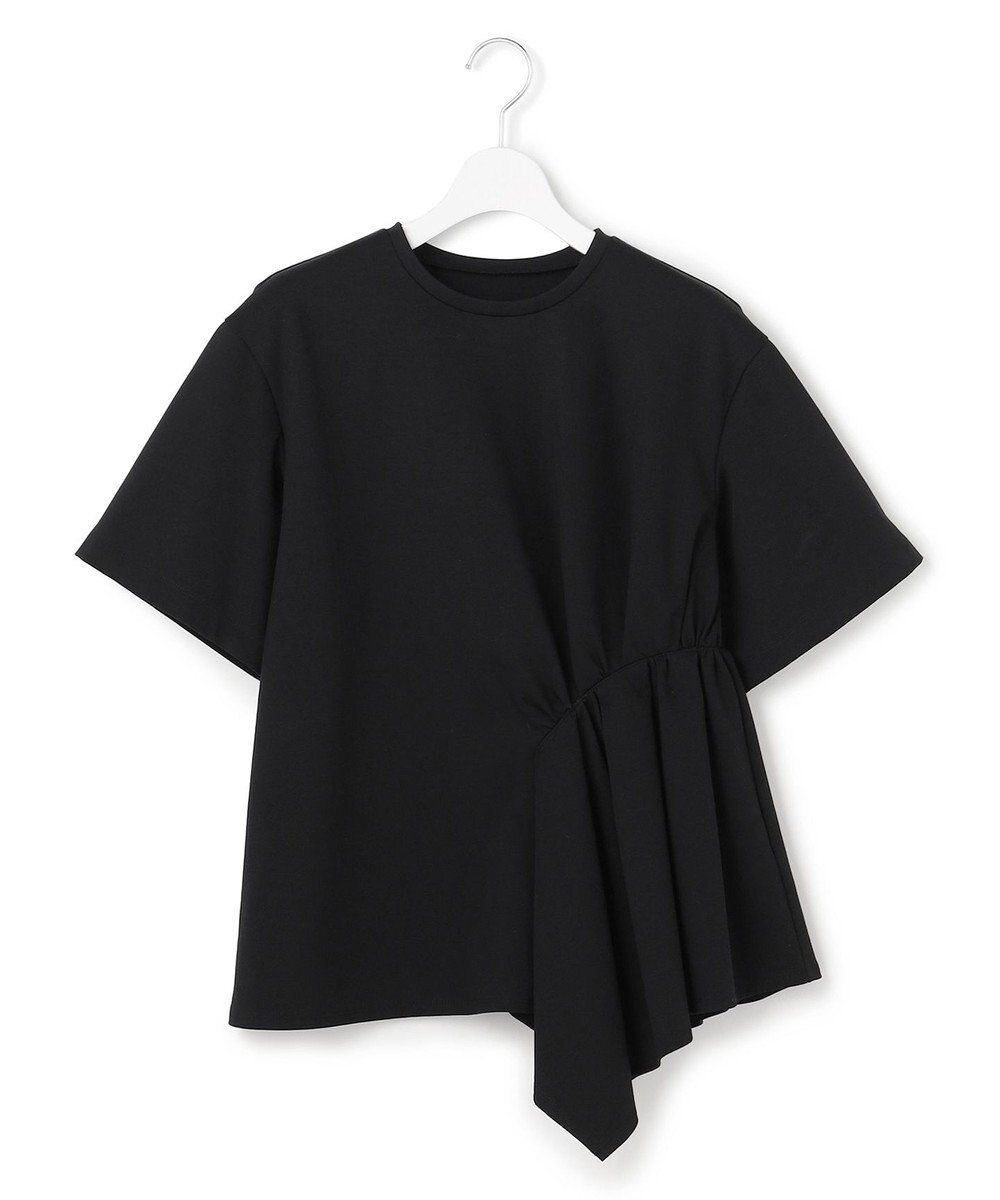 23区 【エステータ】コットンコンプレッシャージャージー タックデザイン カットソー 