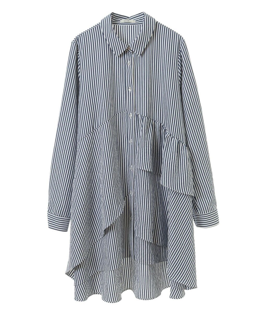 earth music&ecology アシンメトリーティアードチュニック 