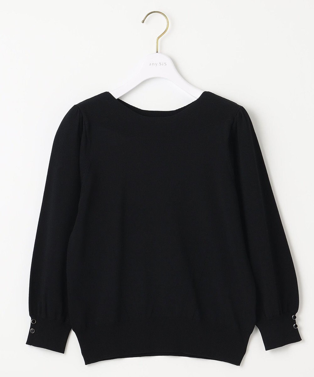ANY SIS 【洗える】パフスリーブ ニット 