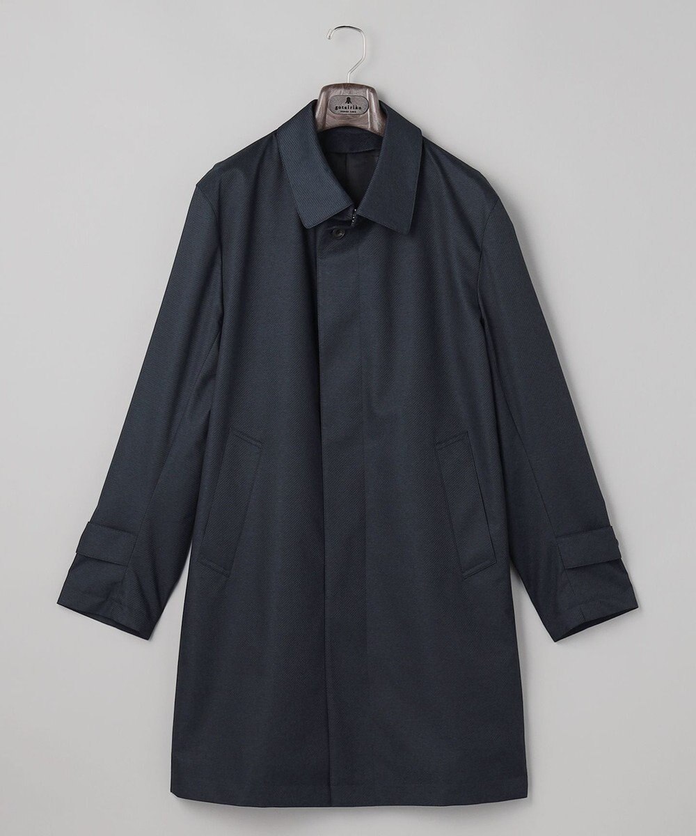 GOTAIRIKU 25年新作/3シーズン対応【防水/軽量/シワになりにくい】メランジカルゼ ステンカラーコート_無地 