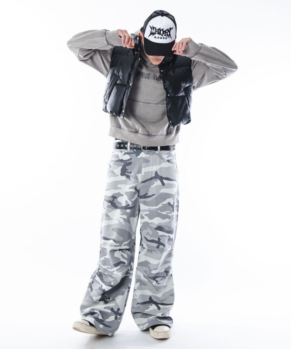 WEGO 【ユニセックス着用ITEM】コンパクトフィットロゴプルパーカー 