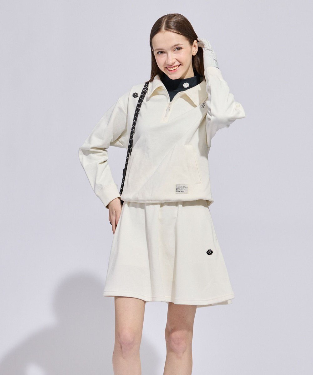 PW CIRCULUS 【WOMEN】裏毛スウェットフレアスカート ゴルフウェア レディース 