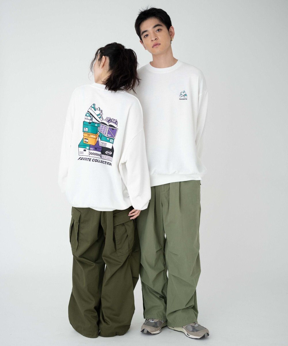 WEGO 【ユニセックス着用ITEM/SMLサイズ展開】アソートグラフィックプルオーバー 