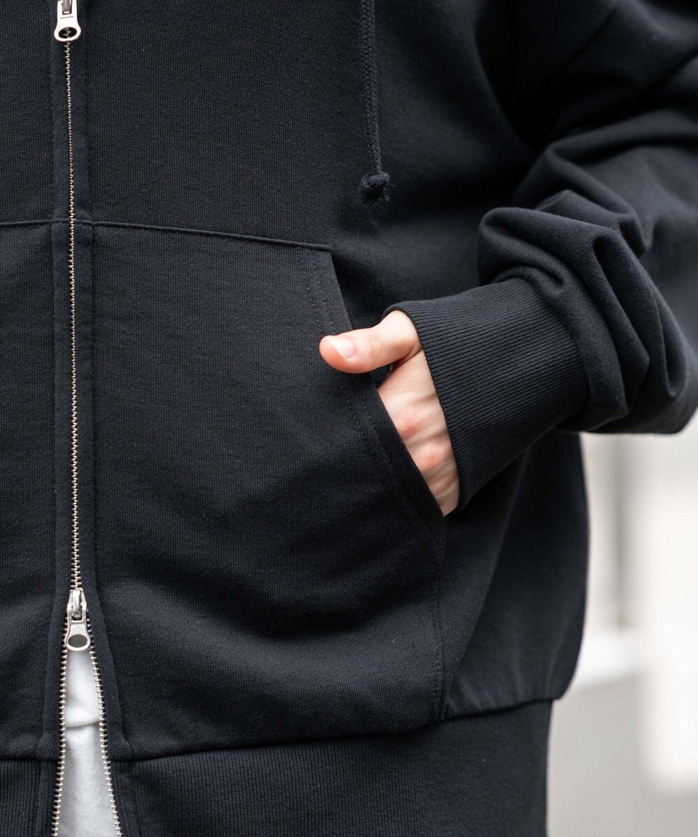 WEGO 【ユニセックス着用ITEM/MLサイズ展開】コンパクトフィットダブルZIPパーカー 