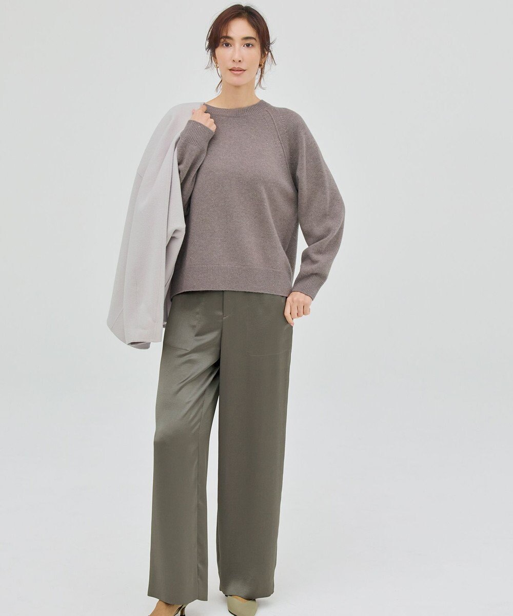 自由区 S 【SHIHOさん着用】ウールリバーノーカラー コート 