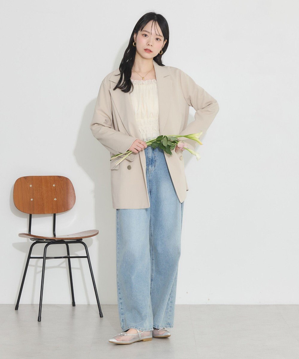 earth music&ecology ダブルテーラードジャケット 