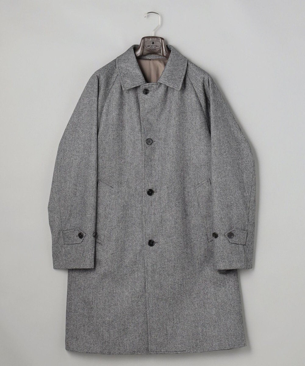 GOTAIRIKU 【薄中綿仕様】スーパーライトウエイトカシミヤブレンド ステンカラーコート 