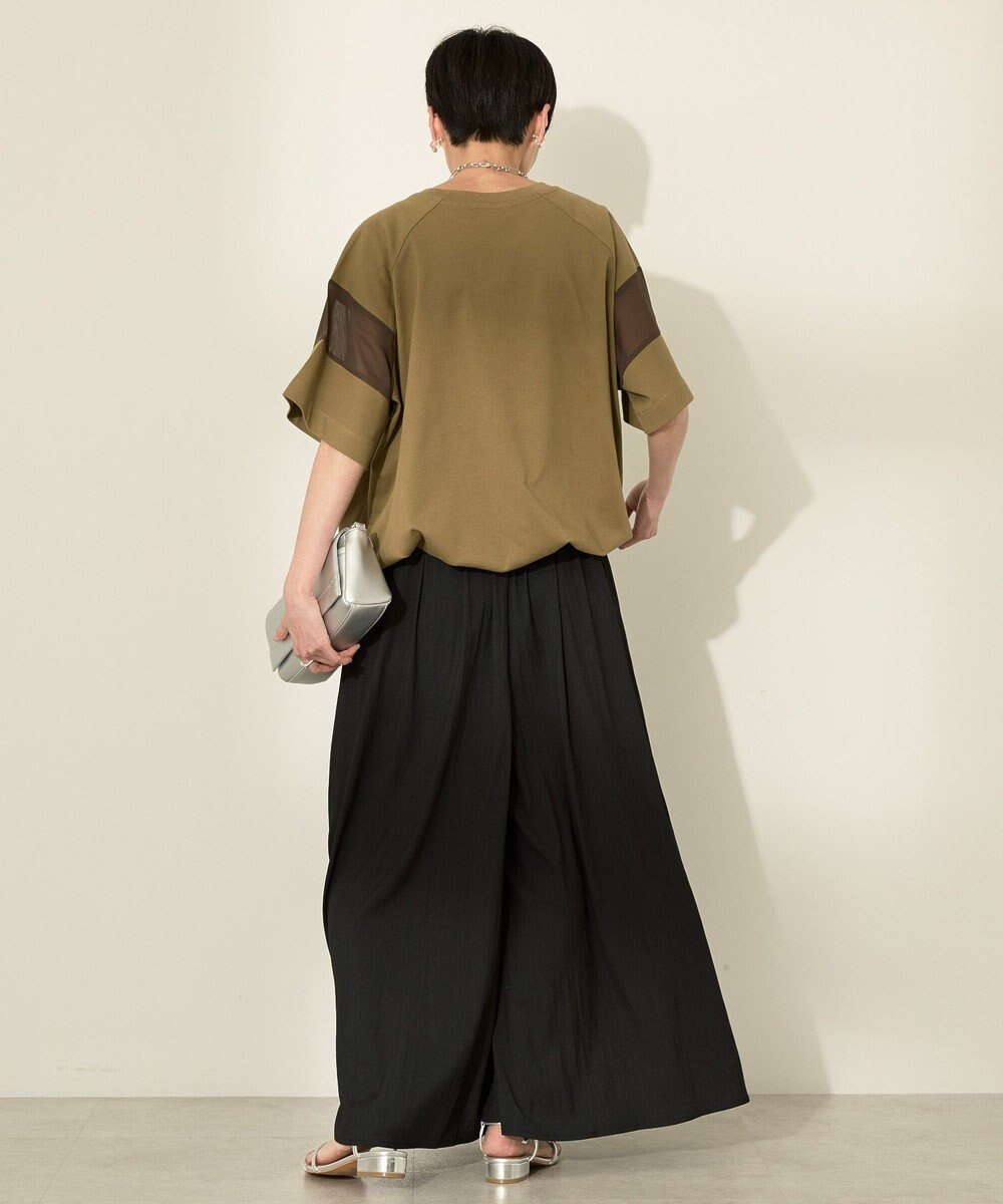 AMERICAN HOLIC (選べる丈２サイズ)接触冷感ギャザースカーチョ【WEB限定カラー有り】 