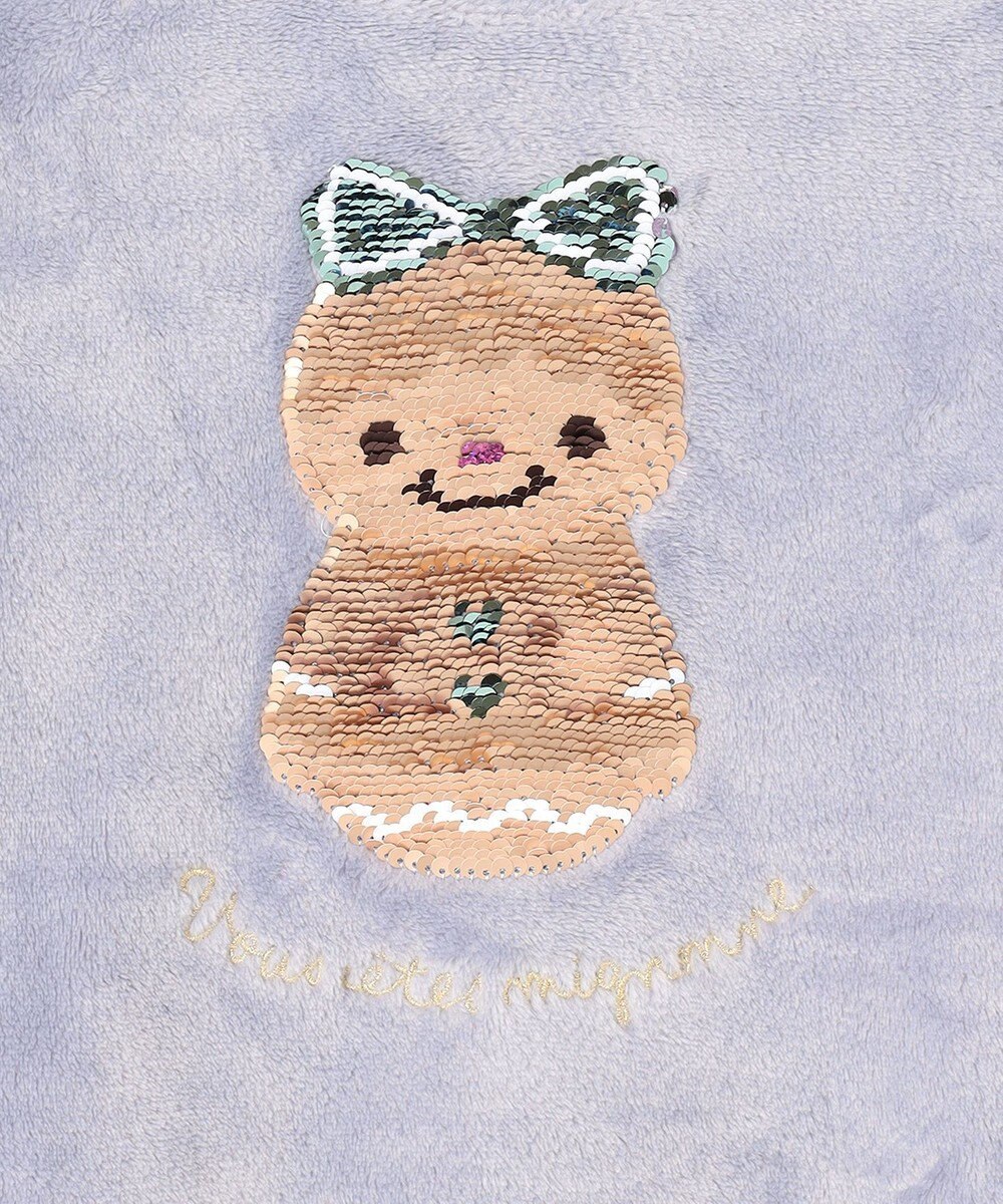 ANY KIDS 両面 フリース スパンコール トレーナー 