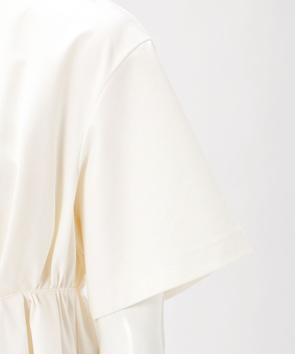 23区 【エステータ】コットンコンプレッシャージャージー タックデザイン カットソー 